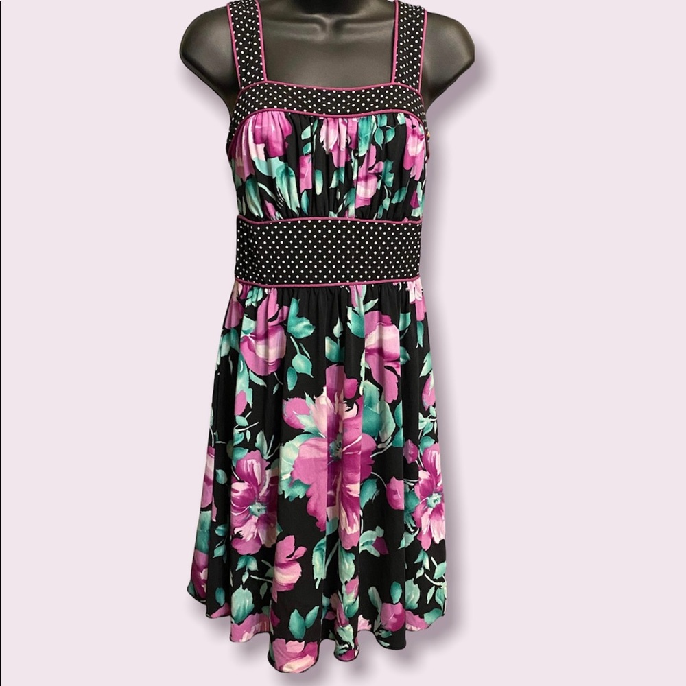 Summer Women Maurices Floral Midi Dress Sleeveless Boho Beach Sundress Lined S